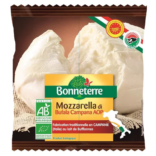Jardin sélection:Mozzarella di bufala AOP Bonneterre 125 g