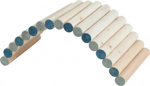 Jardin & nature：Pont articulé pour cobaye en bois coloris beige Zolux Neolife – Taille M