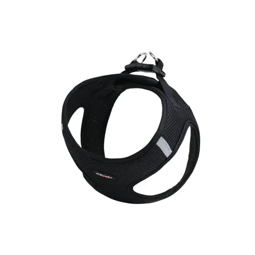 Pour tous les jardins：Harnais pour chat noir soft avec laisse assortie Wouapy