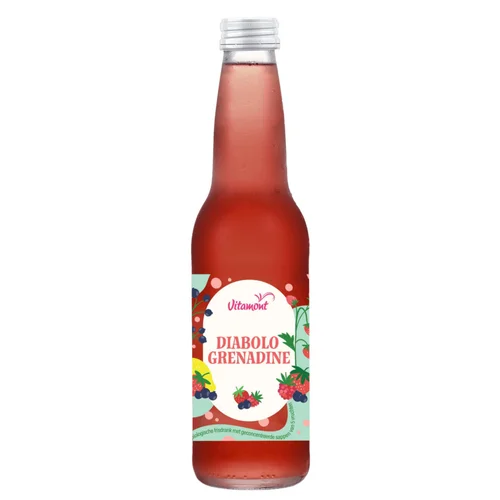 Choix utile：Diabolo Grenadine Bio en bouteille de verre Vitamont - 33 cl