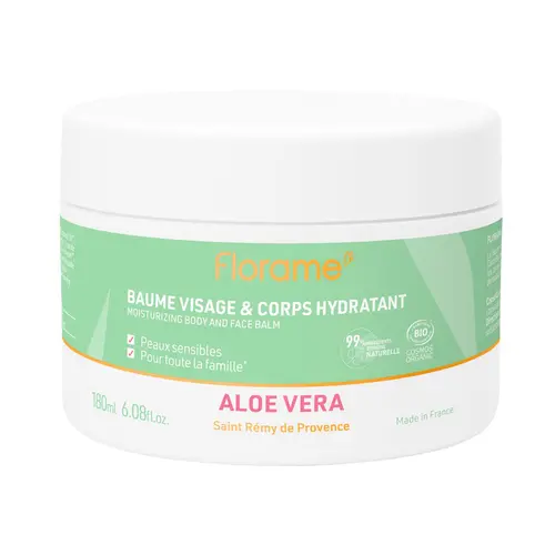Accessoire au jardin：Baume corps et visage aloé vera Florame - 180 ml