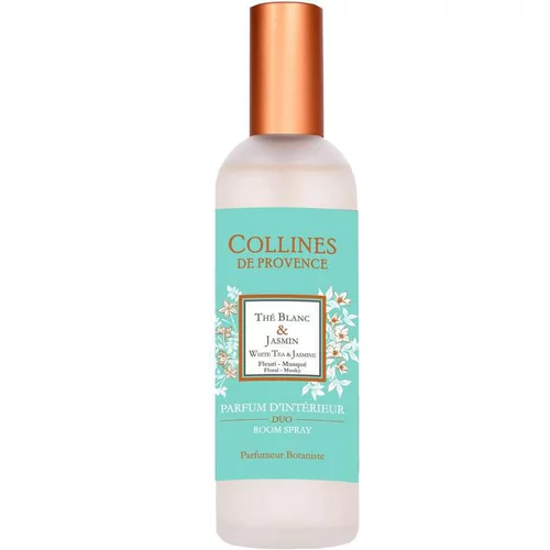 Pour personnaliser votre jardin:Parfum d'Intérieur senteur thé blanc jasmin Collines de Provence - 100 ml