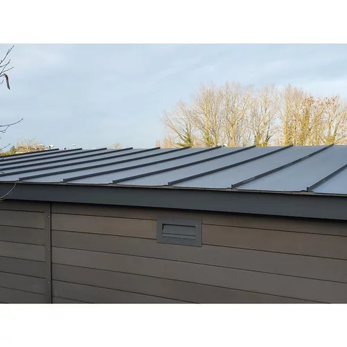 Jardin pour tous:Option toiture bac acier pour abri Green Outside Cannes