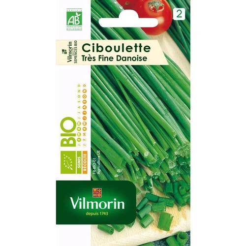 Bien pour le jardin：Ciboulette très fine Danoise Bio Vilmorin - graines à semer