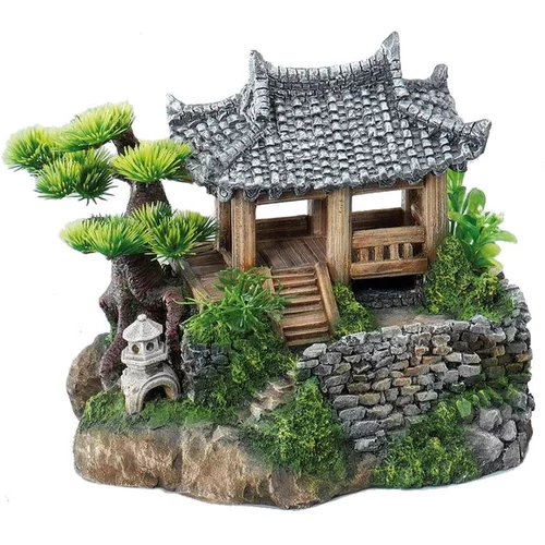 Le choix pour le jardin:Décor d’aquarium Europet Korean cottage - 22,5 cm