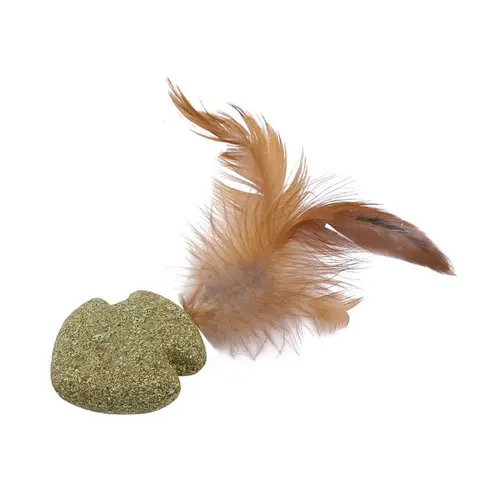Jardin & confort：Jouet pour chat matatabi poisson nageur à plumes 12x5x1 cm