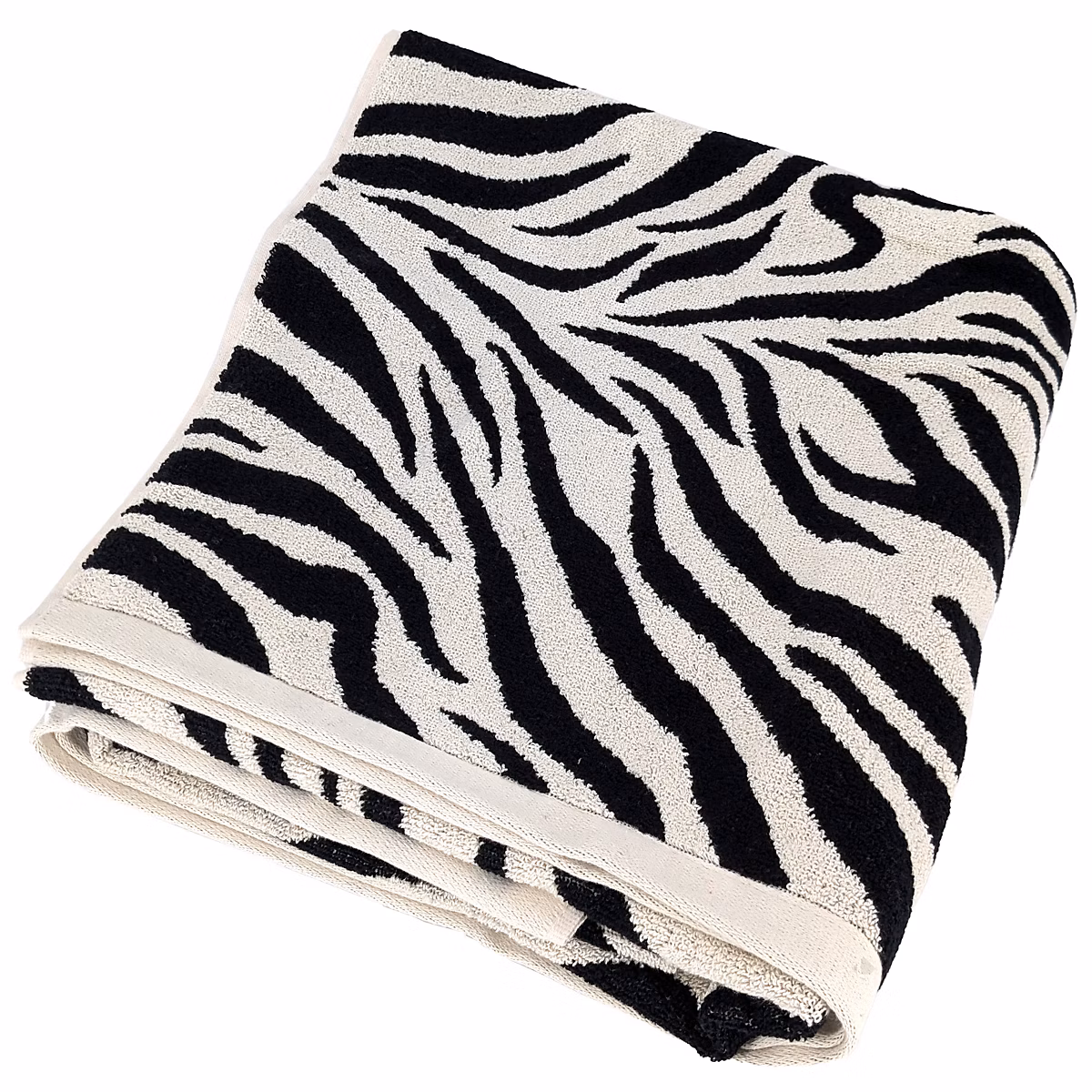 Drap de bain absorbant coton 100 × 150cm ZEBRA beige