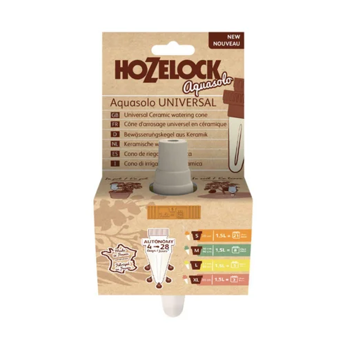 Accessoire au jardin：Système d'arrosage coloris orange Hozelock Aquasolo - Pour pot taille S