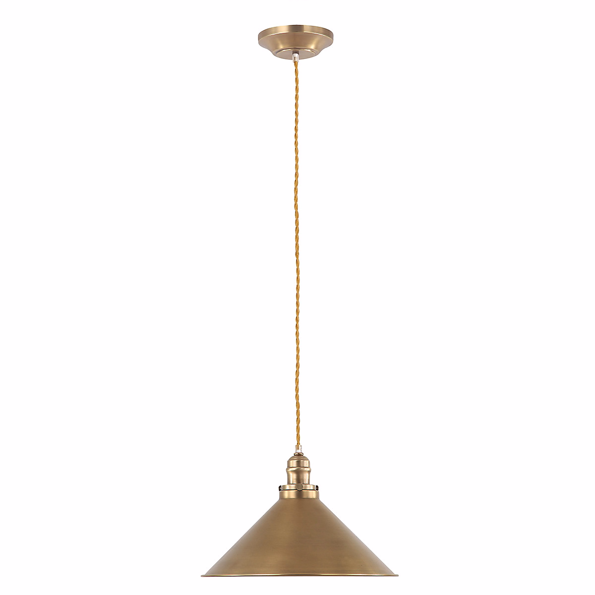 Elstead Provence | Luminaire suspendu à 1 ampoule en laiton vieilli – E27
