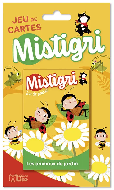 Pour plus de praticité au jardin:Jeu de cartes "Mistigri" aux Éditions Lito