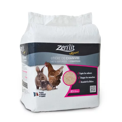 Adapté au jardin：Litière de chanvre et cobiotex en sac de 7 kg