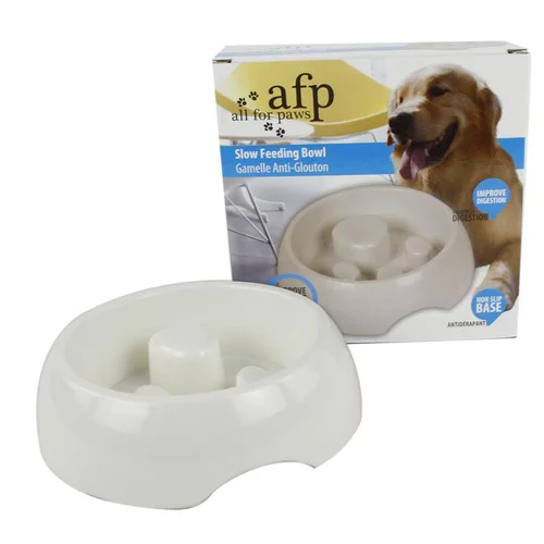 Solution extérieur:Gamelle anti-glouton pour chien - large