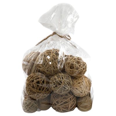 Sachet de boules séchées Natural (26 x 30 cm)