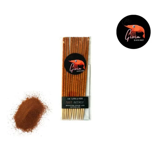 Vie dehors:Lollies 100% artemia pour les crevettes d'aquarium Gioiashrimp – sachet de 12
