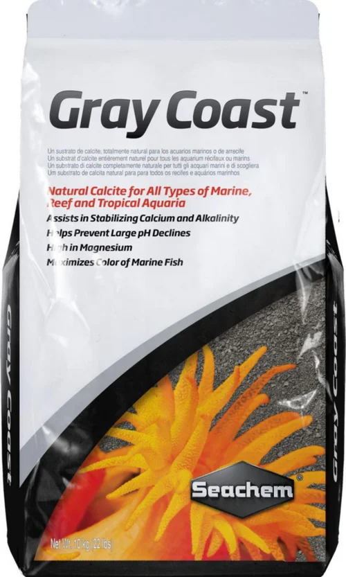 Pour la maison et le jardin：Substrat aragonite pour aquarium marin coloris noir Seachem - 10 kg