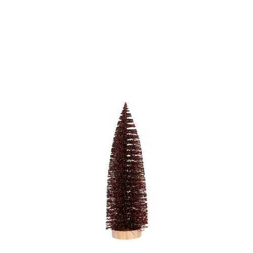 Une solution pour le jardin：Arbre pailleté coloris marron en polyéthylène - 25 cm