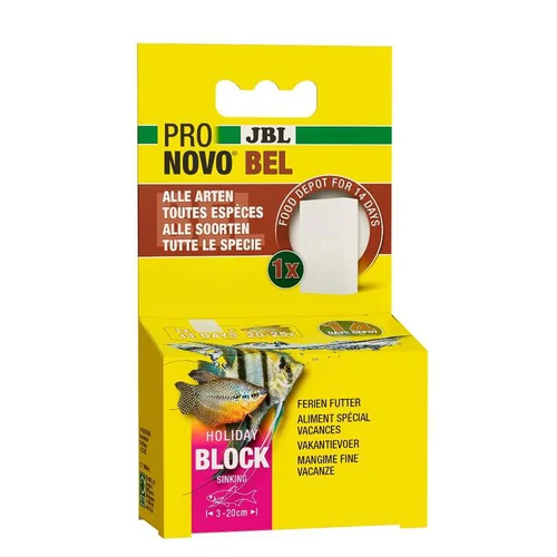 Pour un jardin bien organisé:Aliment de vacances complet pour poissons tropicaux d'eau douce JBL Bloc Holiday