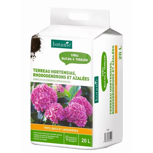 Accessoire extérieur：Terreau hortensias, rhododendrons et azalées botanic® - 20 L