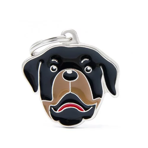 Utile pour l’extérieur：Médaille colors pour rottweiler adulte en métal