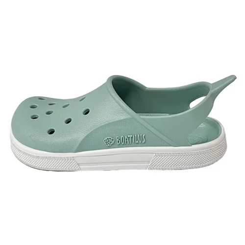 Une solution adaptée au jardin:Sabot de jardin pour enfant Cloggy Boatilus coloris vert