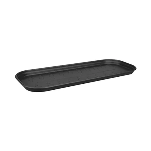 Pratique jardin：Soucoupe noire taille L pour plateau de culture 18,8 x 50,9 cm