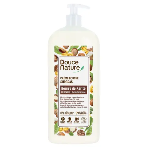 Une sélection pour l’extérieur：Crème douche surgras karité1 l