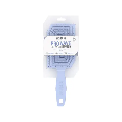 Jardin fonctionnel:Brosse démêlante bleue pour les cheveux Pro wave Andreia