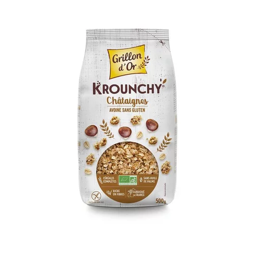 Jardin & pratique：Krounchy à la châtaigne bio Grillon d'or - 500 g
