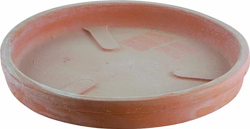 Pour donner du style à l’extérieur：Soucoupe ronde en terre cuite Anticomestiere - Ø 17 cm