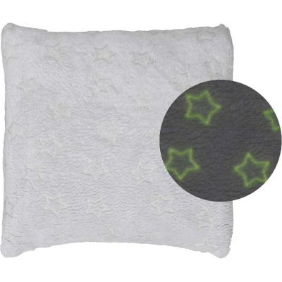 Coussin avec étoiles phosphorescentes 40 cm (Gris)