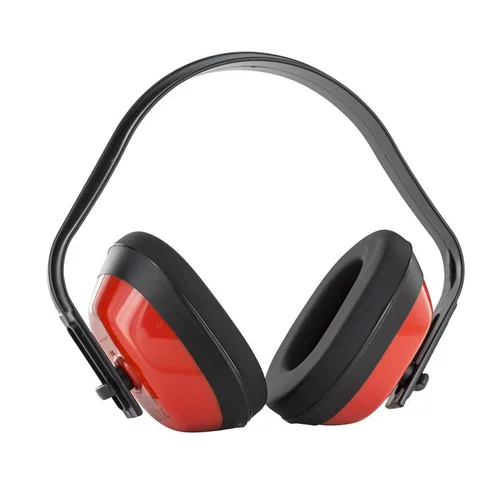 Jardin inspiration:Casque à arceau réglable et coquilles en ABS rouge