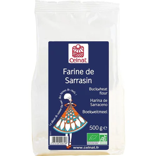 Indispensable au jardin:Farine de sarrasin biologique Celnat - 500 g