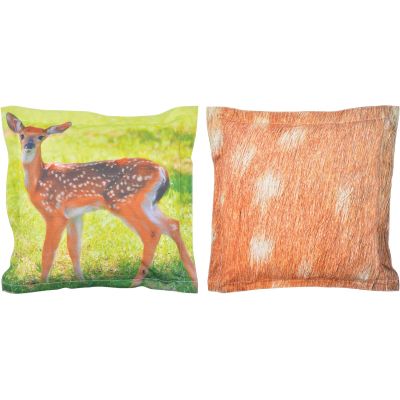 Coussin extérieur imperméable daim (41,5 x 41,5 x 10 cm)