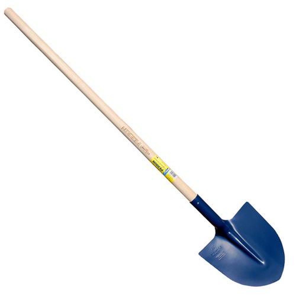 OUTILS PERRIN Pelle à terre de tranchée 25 emmanchée, outil à main pour le maçon et le BTP – 1.550 Kg 25 cm