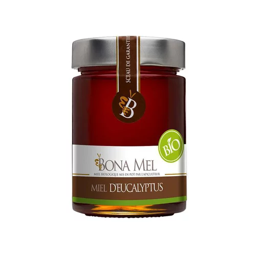 Pour simplifier vos extérieurs：Miel d'eucalyptus Bonamel pot en verre - 450 g