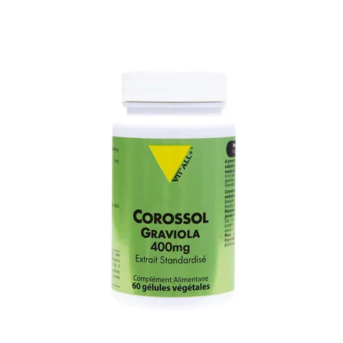Une idée maline pour le jardin:Extrait standardisé de corossol - graviola en boite de 500 mg