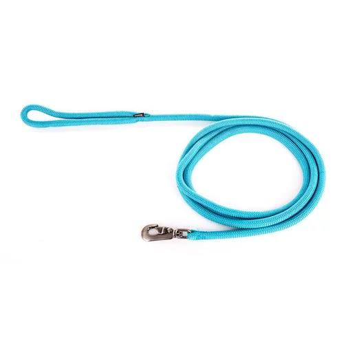 Jardin déco：Longe ronde pour chien coloris turquoise 1,3 cm x 3 m