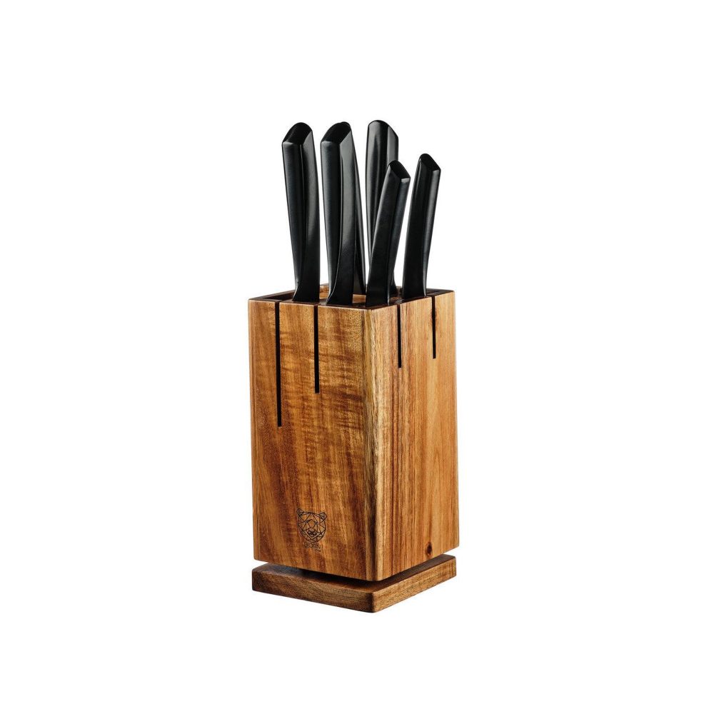 BJORN Bloc couteaux de cuisine jensen skagen - 7 pièces – Décoration de jardin