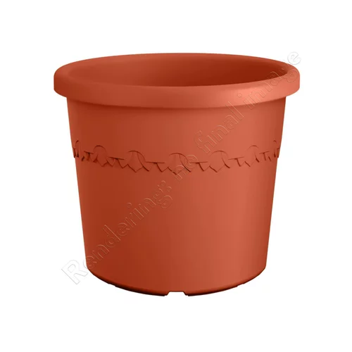 Sélection au jardin：Pot en plastique recyclé Terra Elho Algarve Cilindro - Ø 58 x H 48 cm