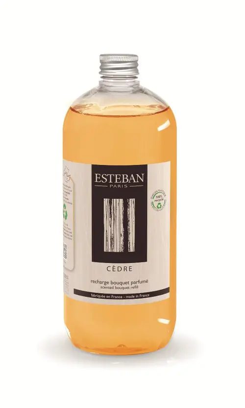 Nature maison：Recharge pour parfum bouquet diffuseur senteur cèdre Esteban - 100 ml