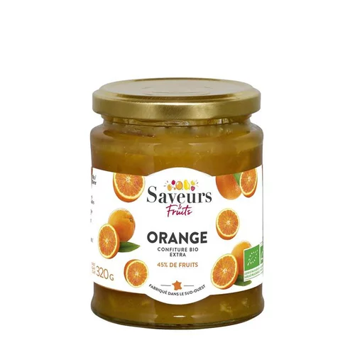 Esprit extérieur：Confiture Extra d’orange bio - 320 g