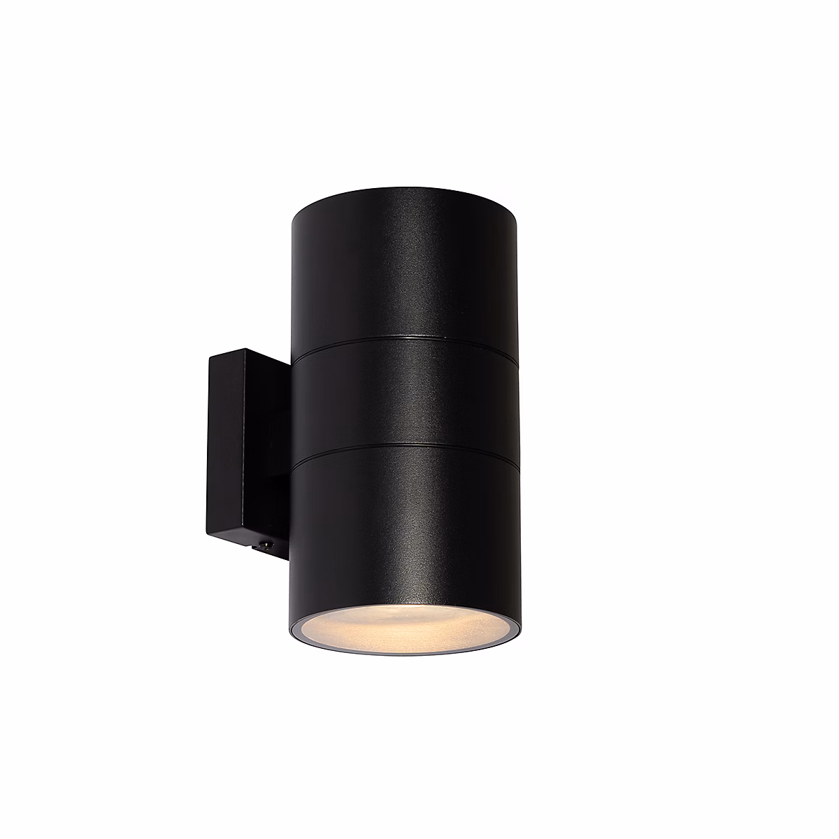 Applique murale extérieure moderne noire 2 lumières AR111 IP44 – Duo