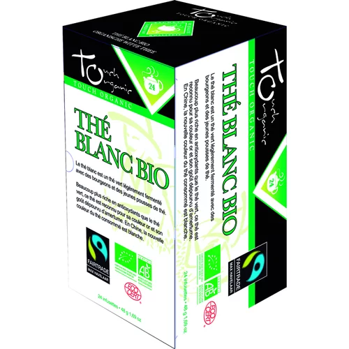 Loisirs jardin：Thé blanc bio – 24 infusettes