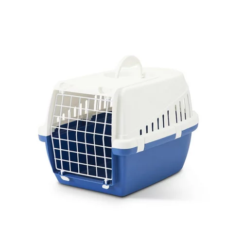 Jardin déco：Panier transport 56cm plastique Trotter 2 bleu