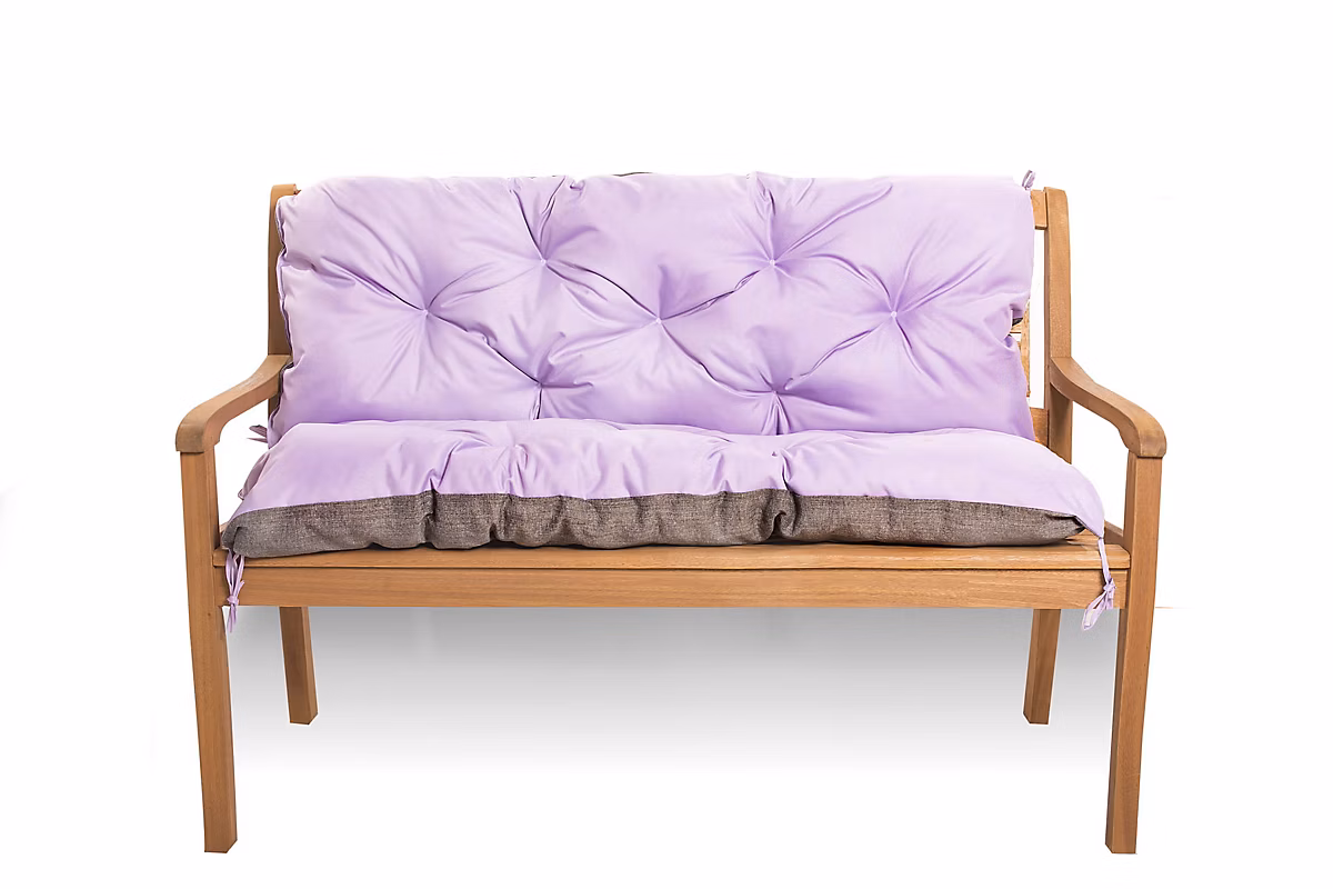 Coussin pour banc de jardin 170 × 50 × 50cm coussin de banc de jardin 3 places Violet coussin de balançoire coussin de banc extérieur