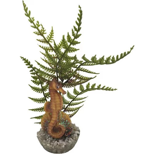 Pour un jardin plus agréable：Décoration pour aquarium en résine coloris multicolore statuette hippocampe (livré aléatoirement parmi plusieurs couleurs)