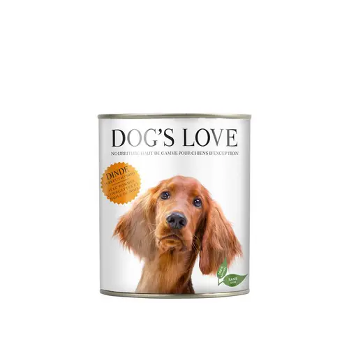 Le compagnon de vos extérieurs:Pâtée naturelle pour chien à la dinde - boite de 200 g