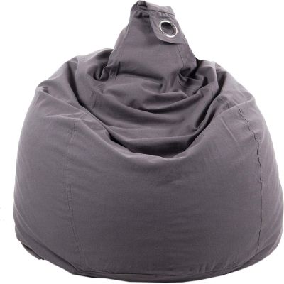 Poire en coton déhoussable Flo (Gris Anthracite)