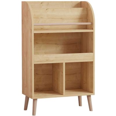 Bibliothèque de rangement pour enfants Minola (Chêne)