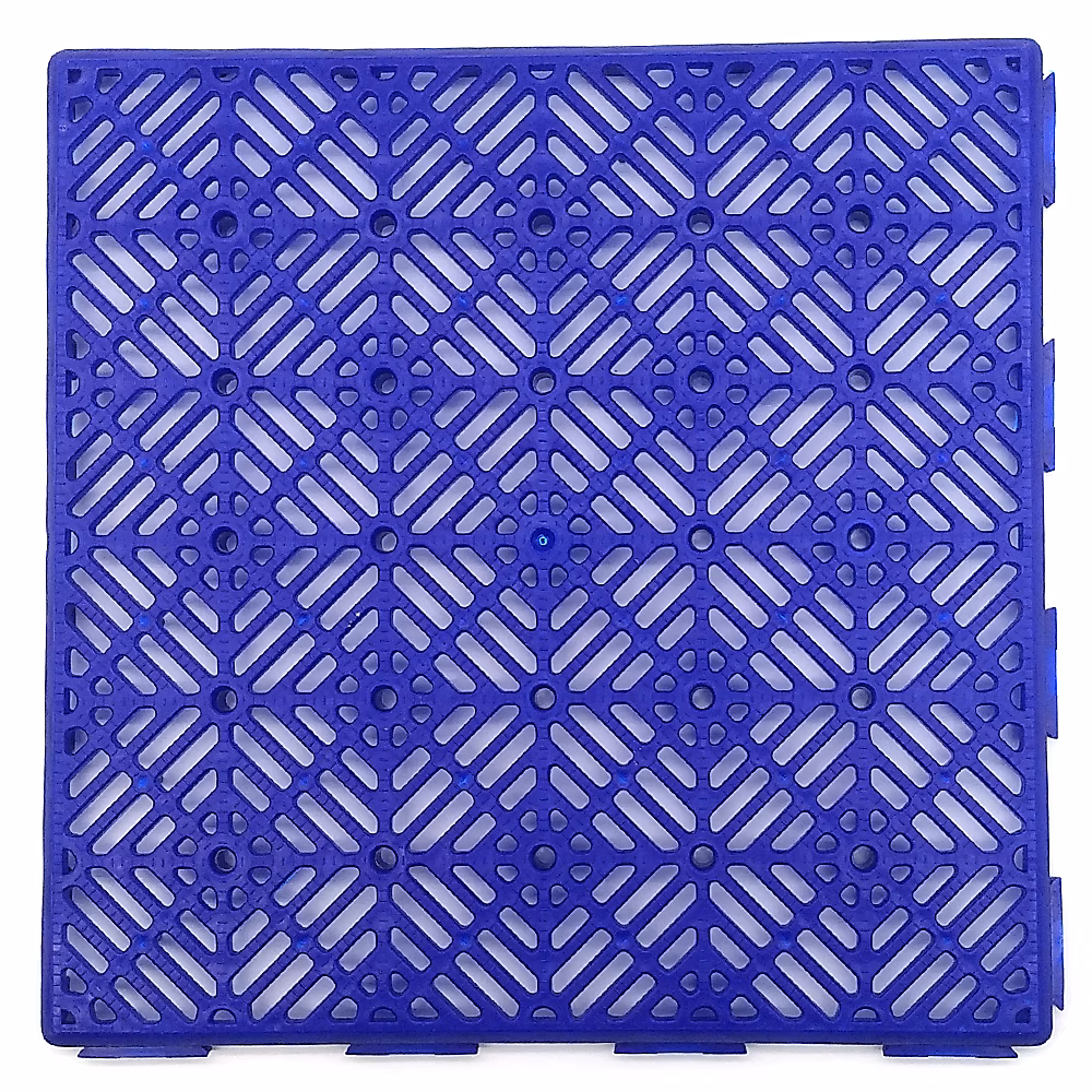 Dalle économique anti – humidité (Bleu) | Pour sols de piscines | sur les terrasses et dans les zones humides 30 x 30 x 1 | 5 cm